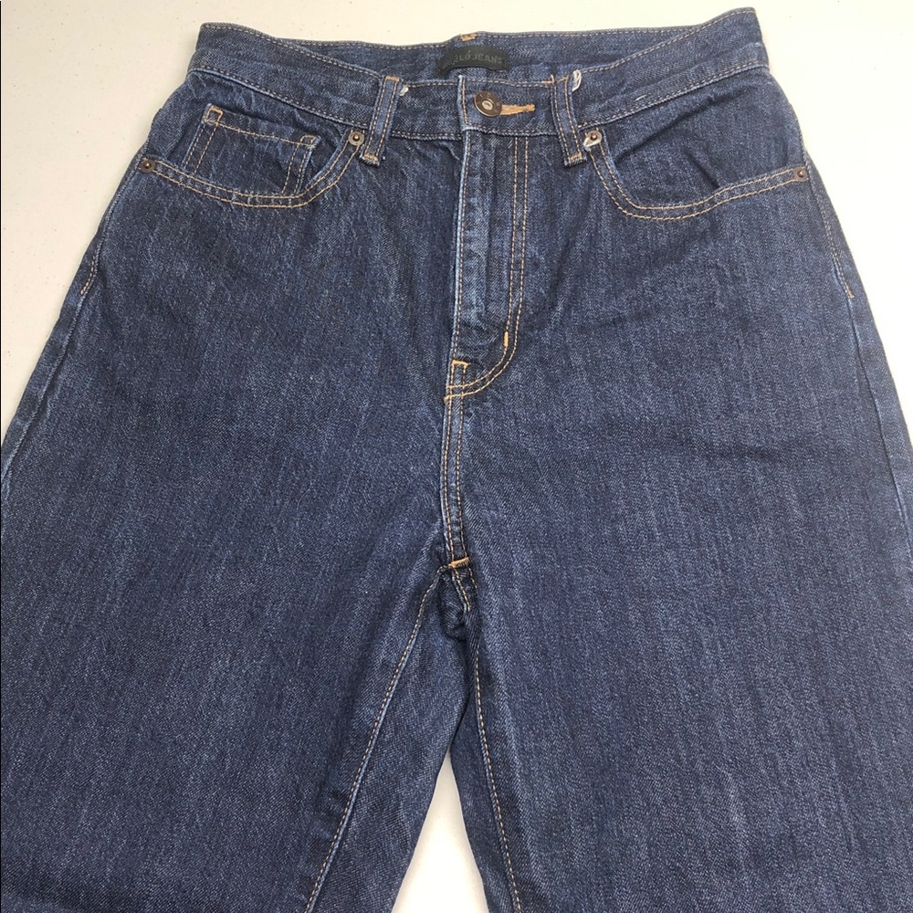 LIKE NEW UNIQLO WIDE LEG STRAIGHT JEANS 24x27 ⭐️ - Picture 8 of 13